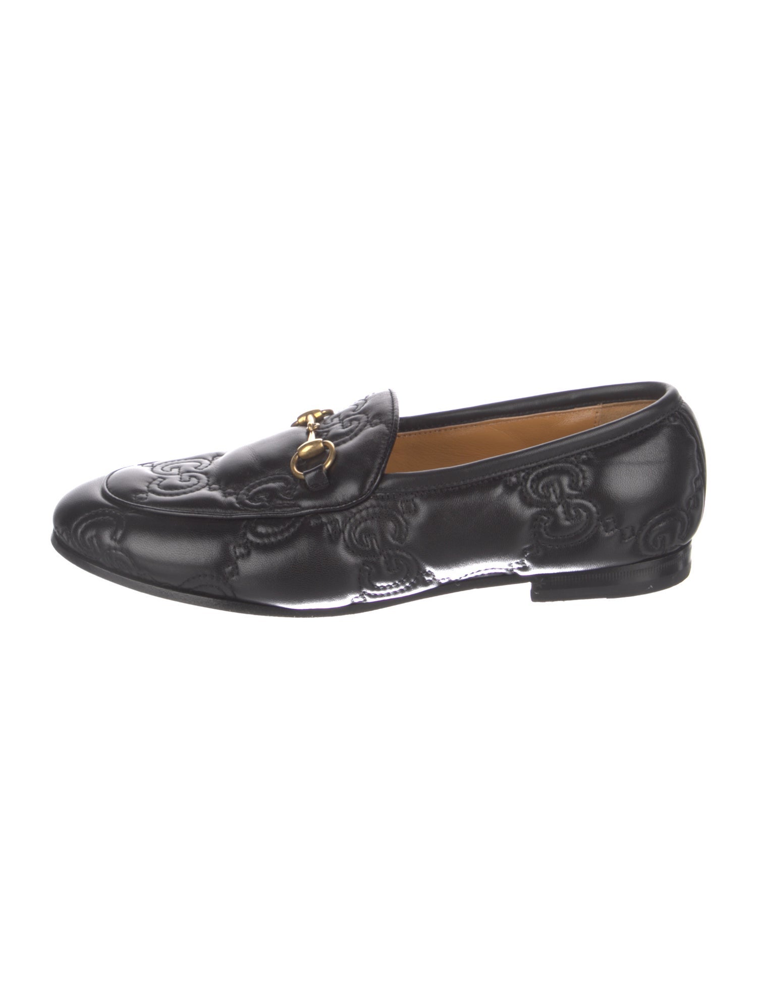 Gucci Horsebit Accent Leather Loafers