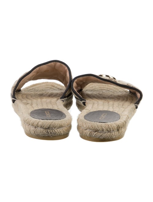 Gucci Quilted Pattern Canvas Espadrilles