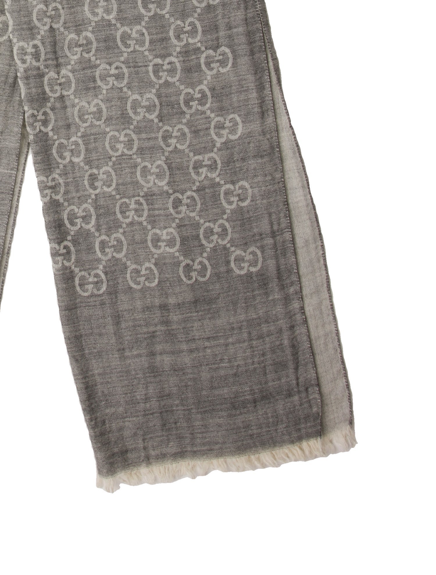 Gucci Wool GG Logo Scarf