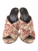 Gucci Canvas Floral Print Slides