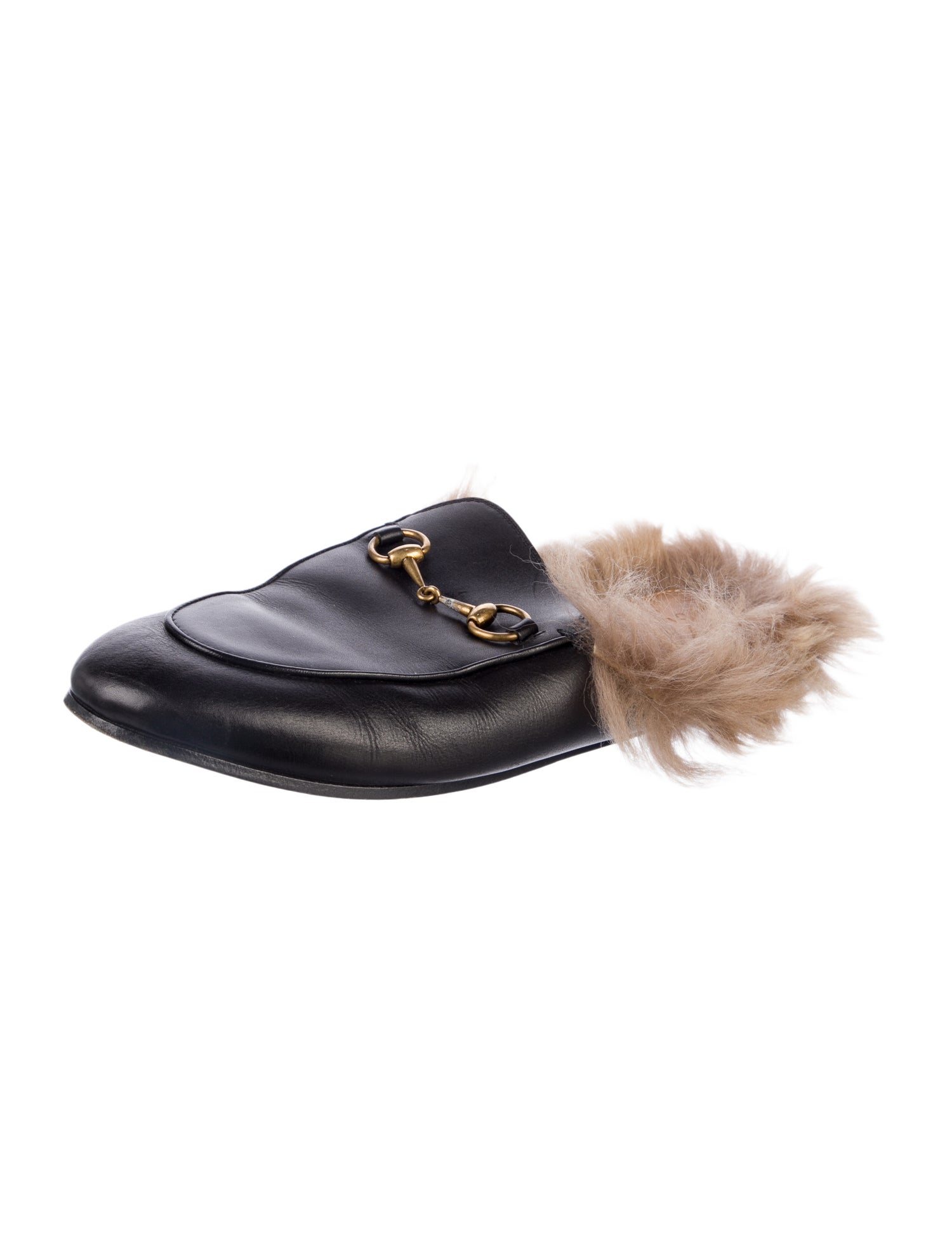Gucci Horsebit Accent Leather Mules