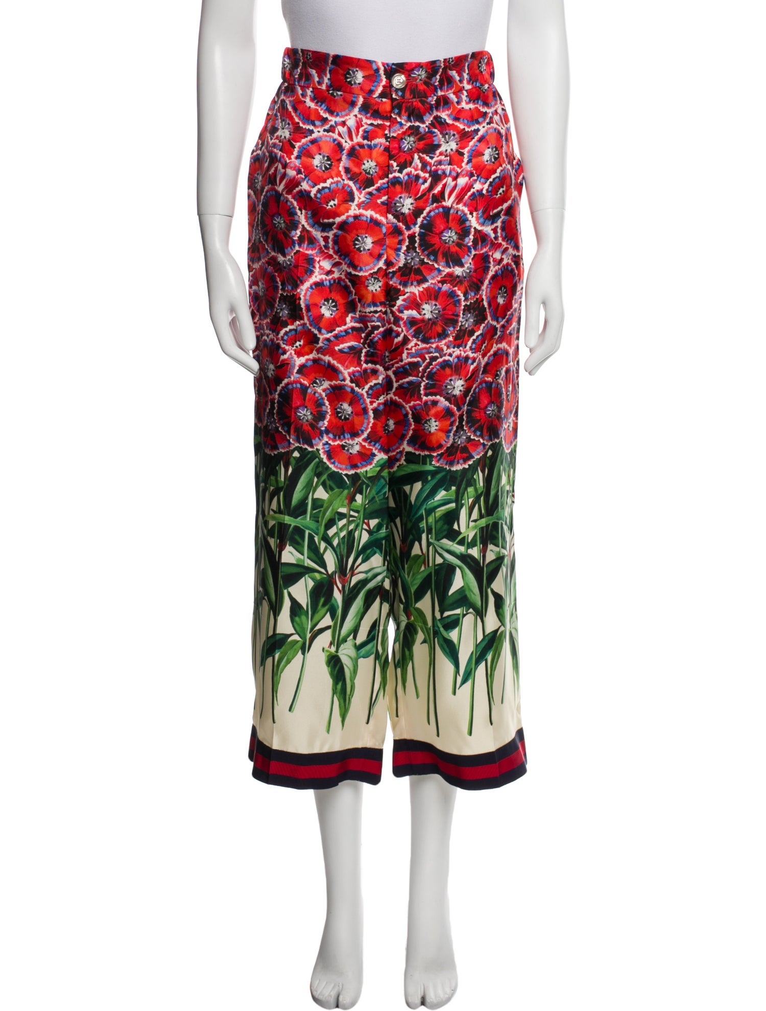 Gucci 2017 Wide Leg Pants