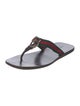Gucci Web Accent T-Strap Sandals