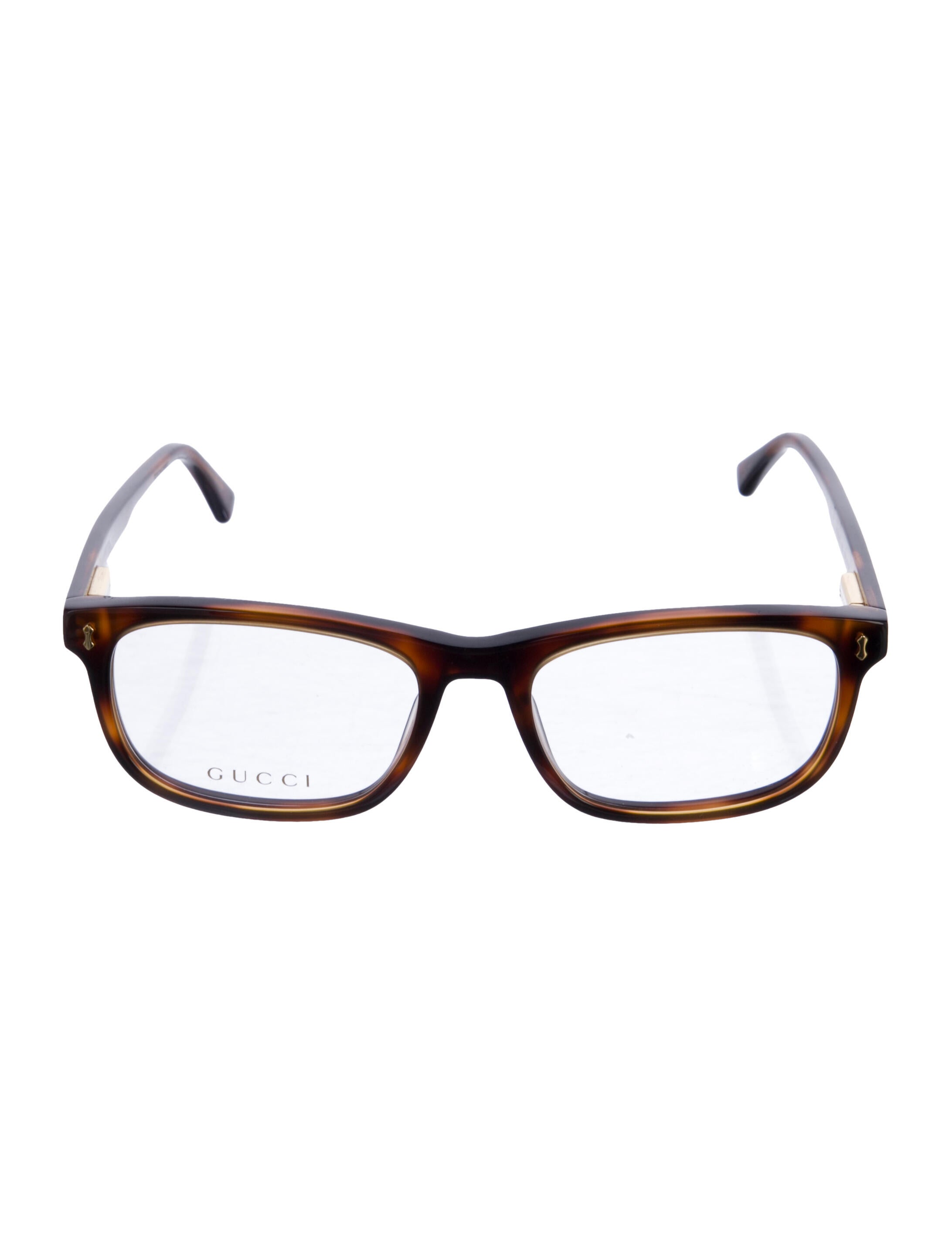 Gucci Web Accent Square Eyeglasses