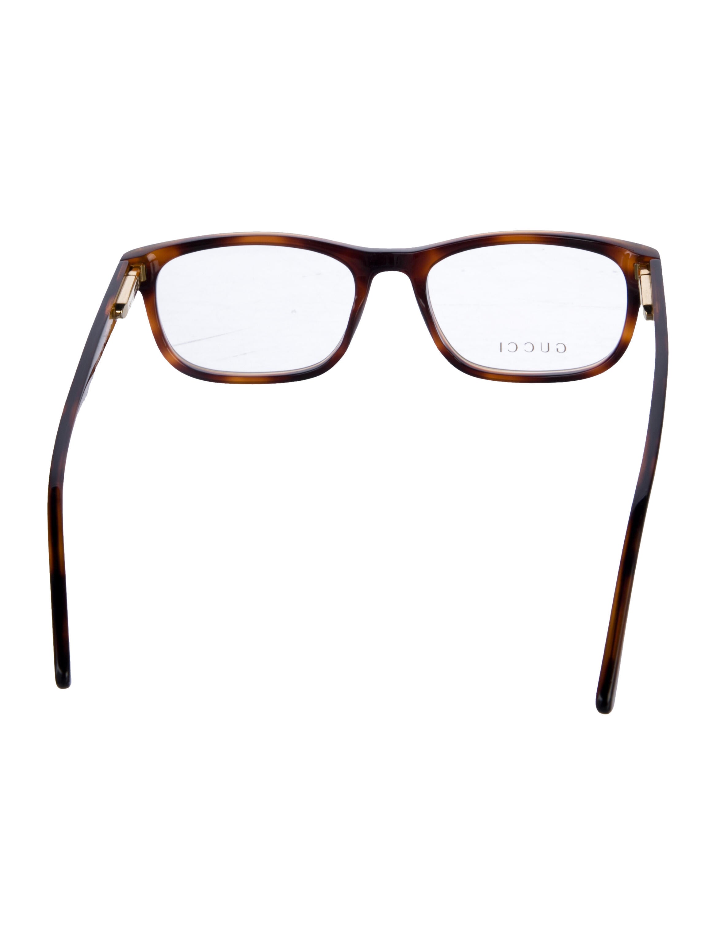 Gucci Web Accent Square Eyeglasses
