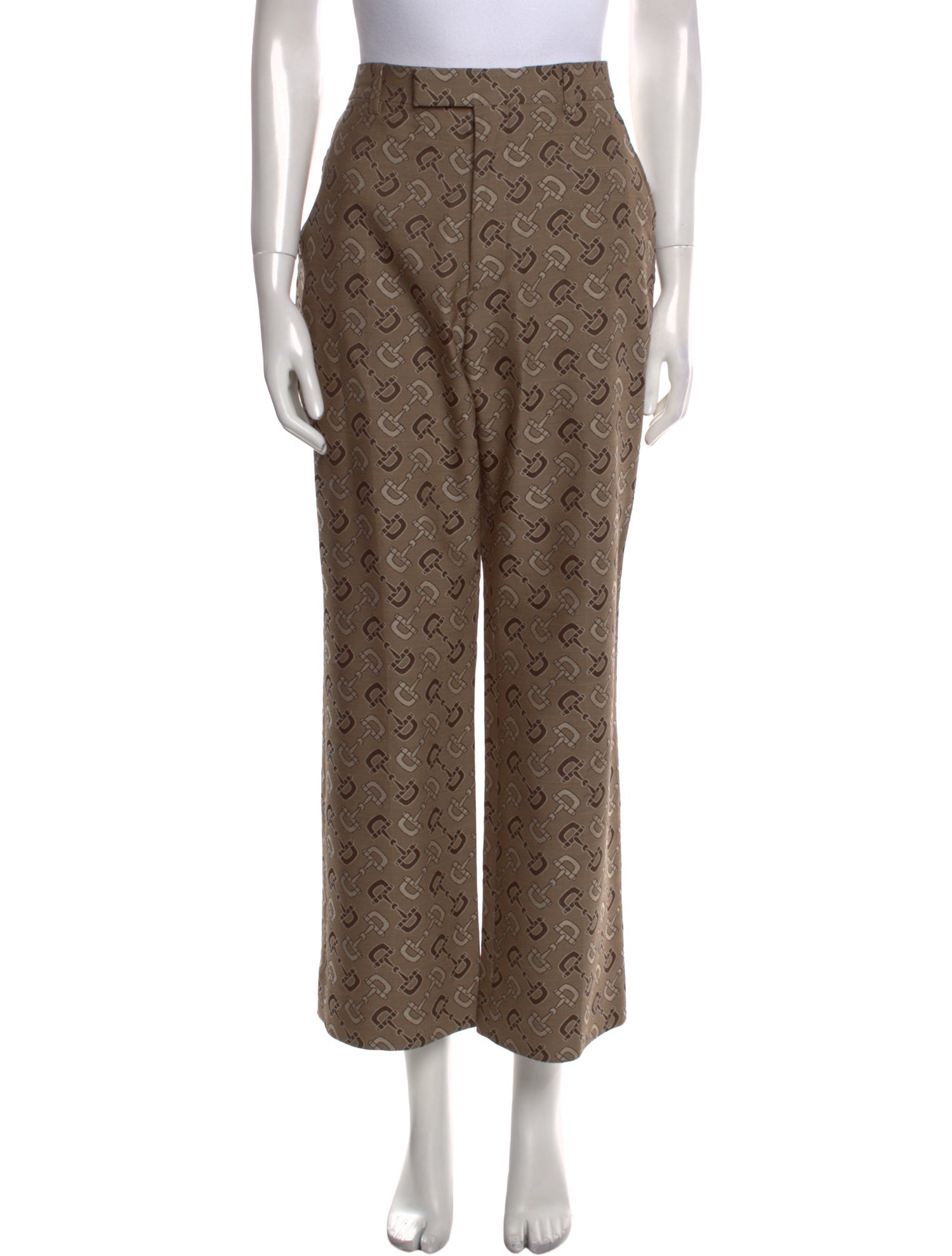 Gucci Printed Wide Leg Pants