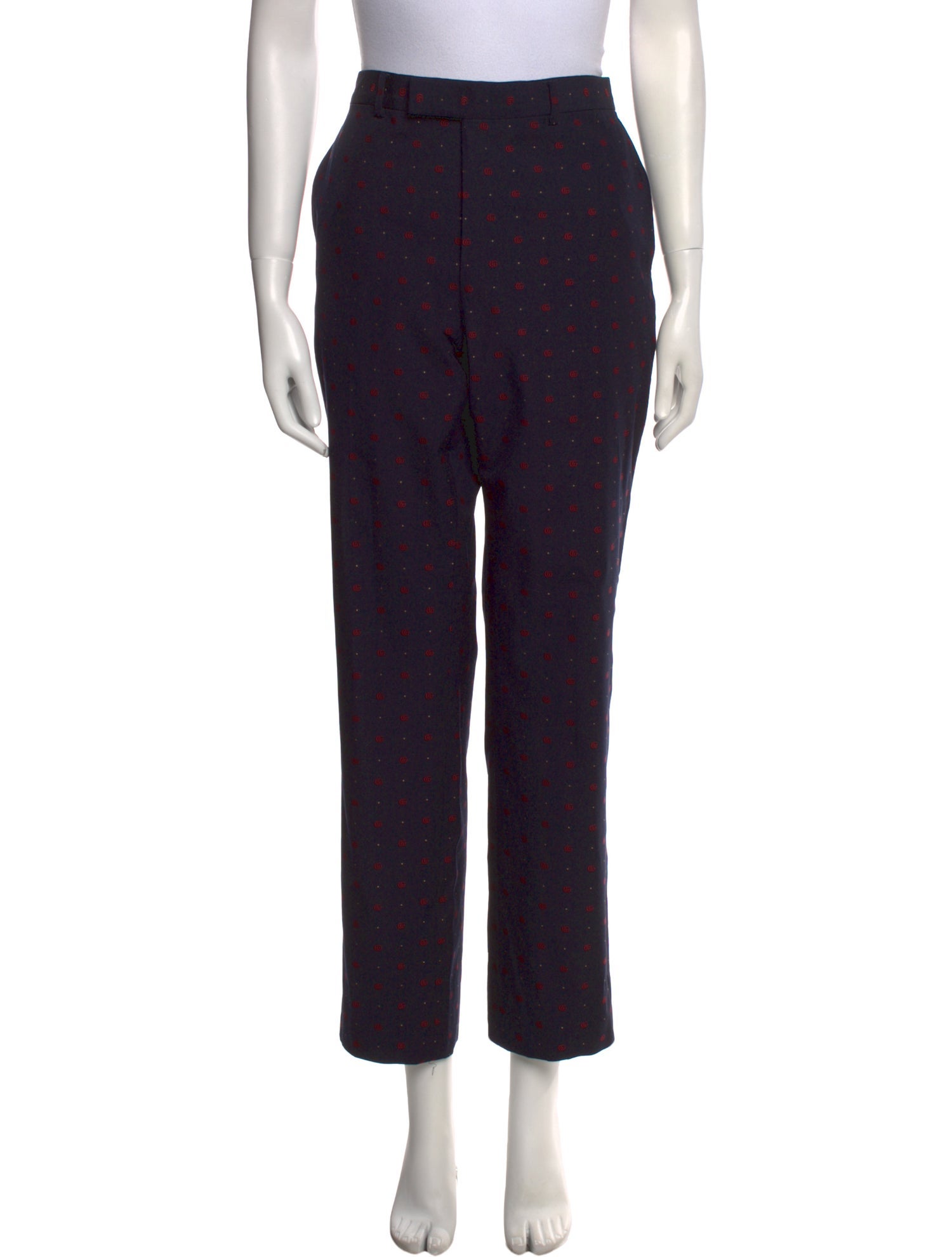 Gucci Wool Straight Leg Pants