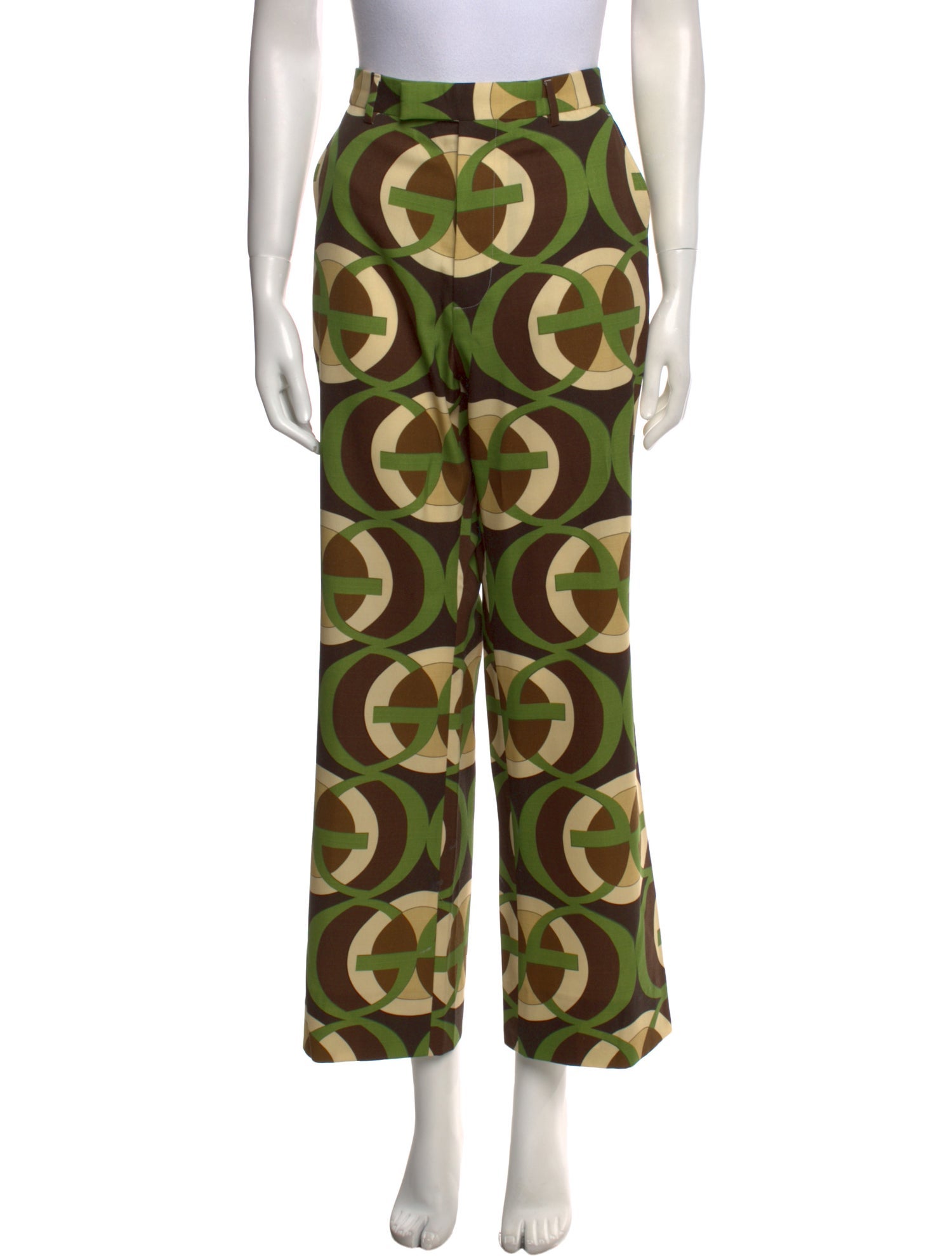 Gucci Wool Wide Leg Pants