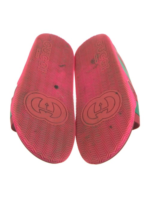 Gucci Rubber Colorblock Pattern Slides