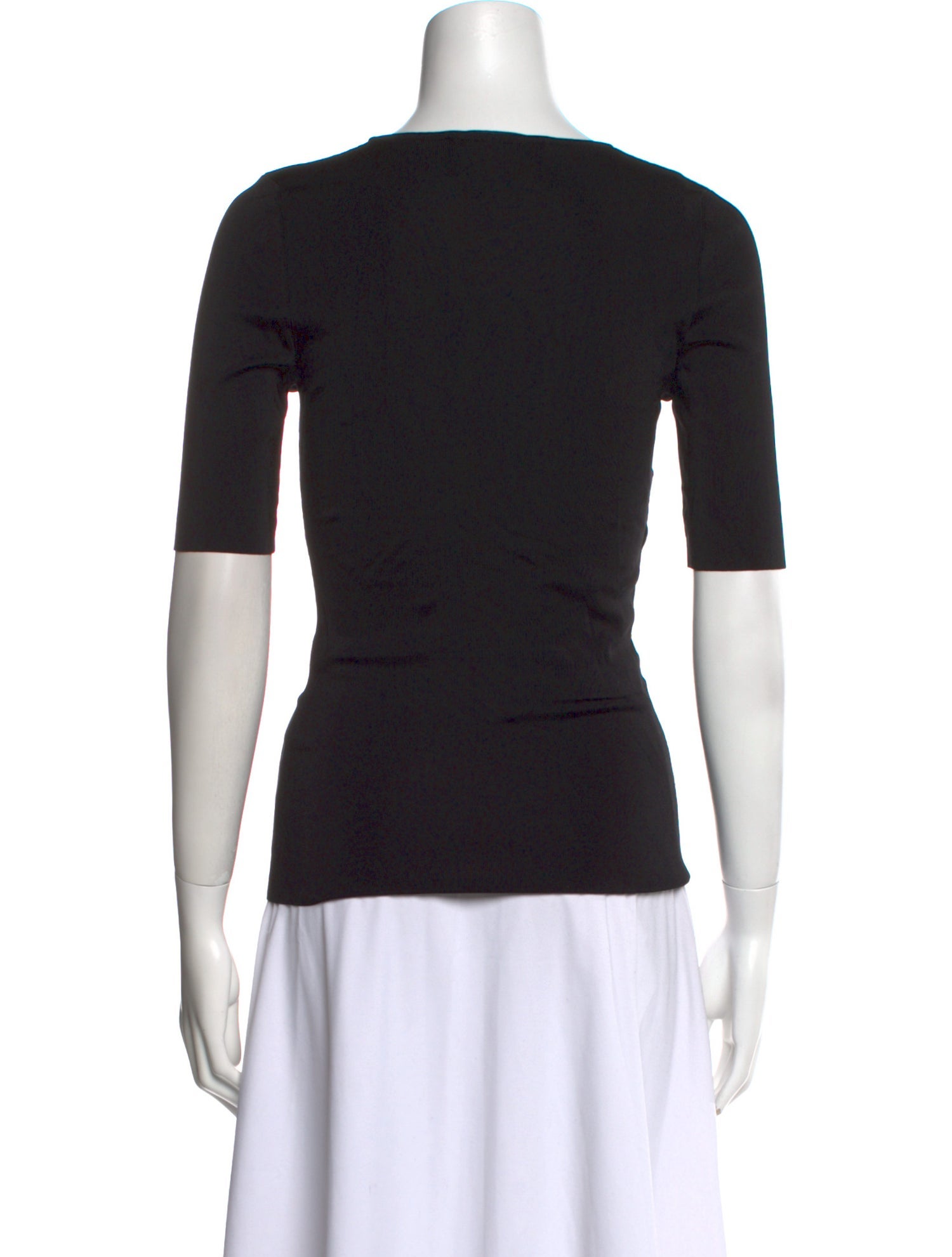 Gucci V-Neck Short Sleeve Top