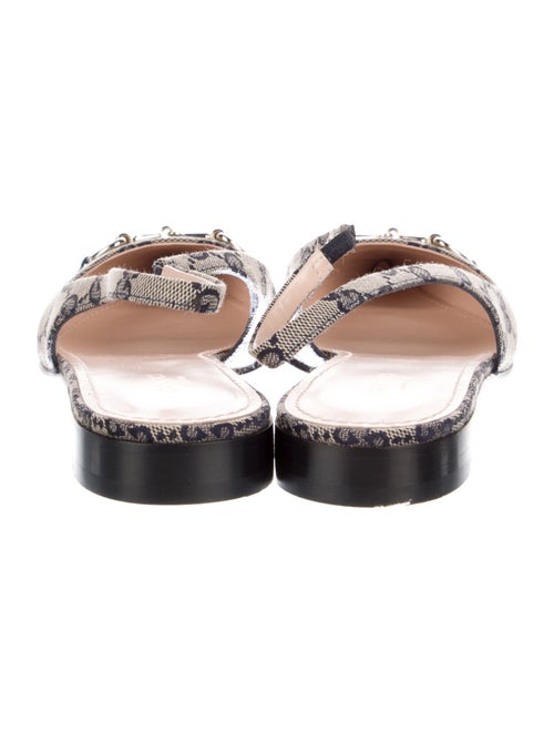 Gucci GG Canvas Canvas Slingback Flats