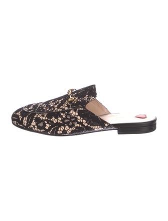 Gucci Lace Lace Pattern Mules