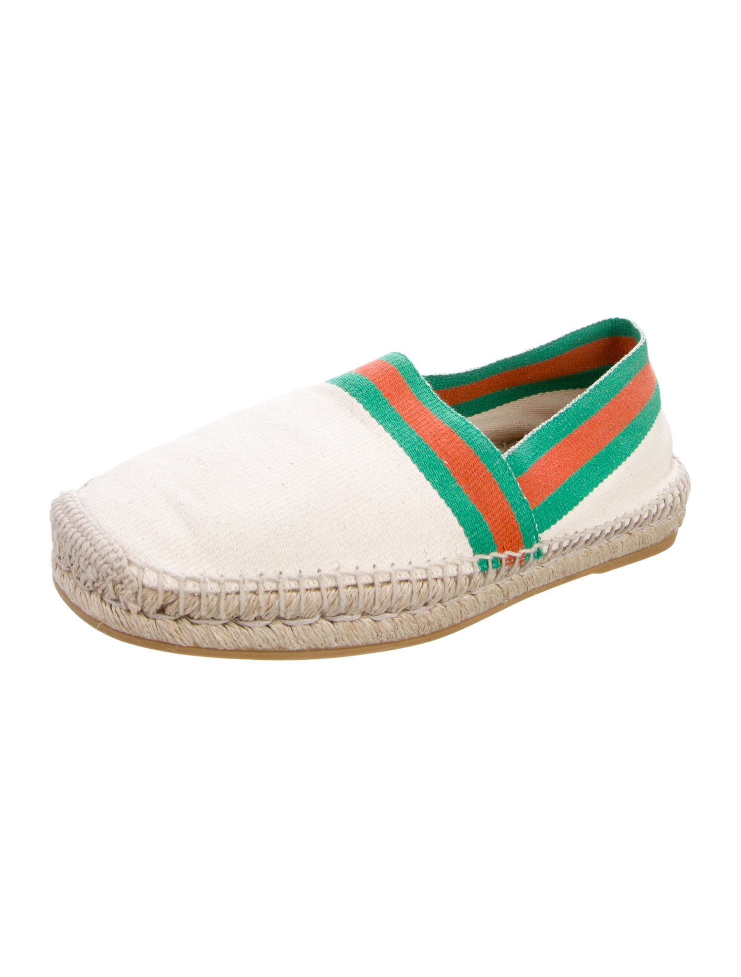 Gucci Web Accent Canvas Espadrilles