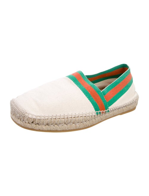 Gucci Web Accent Canvas Espadrilles