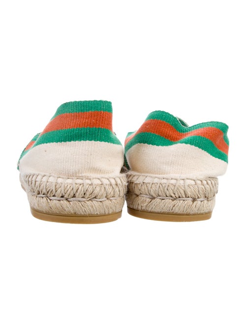 Gucci Web Accent Canvas Espadrilles