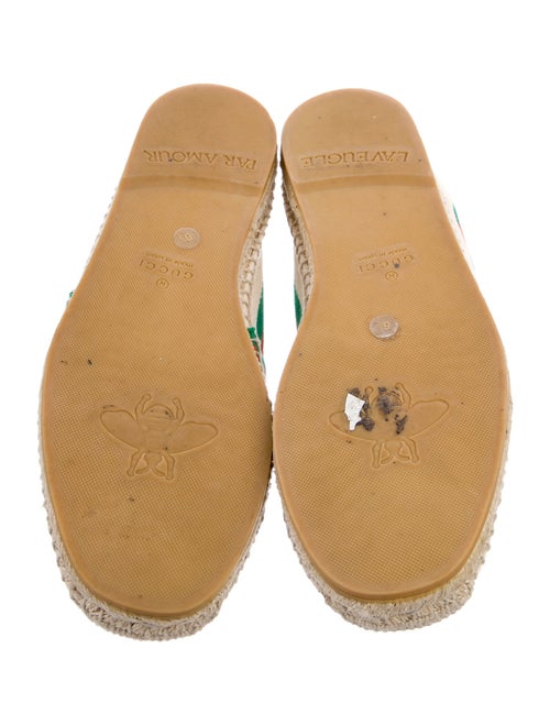 Gucci Web Accent Canvas Espadrilles