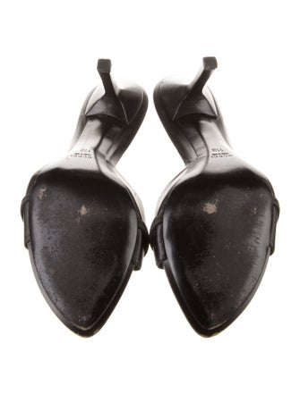 Gucci Horsebit Accent Leather Slides