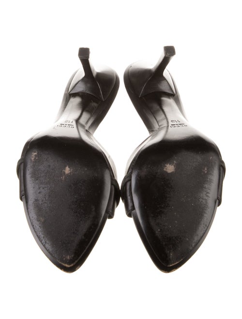 Gucci Horsebit Accent Leather Slides