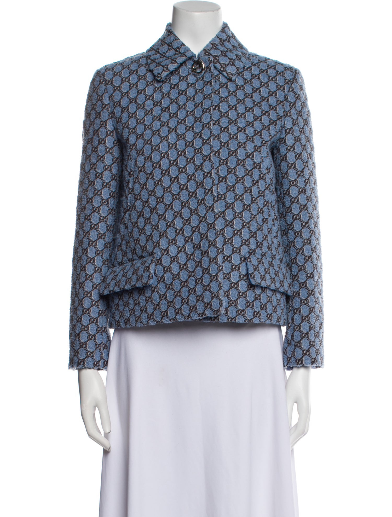 Gucci Tweed Pattern Jacket