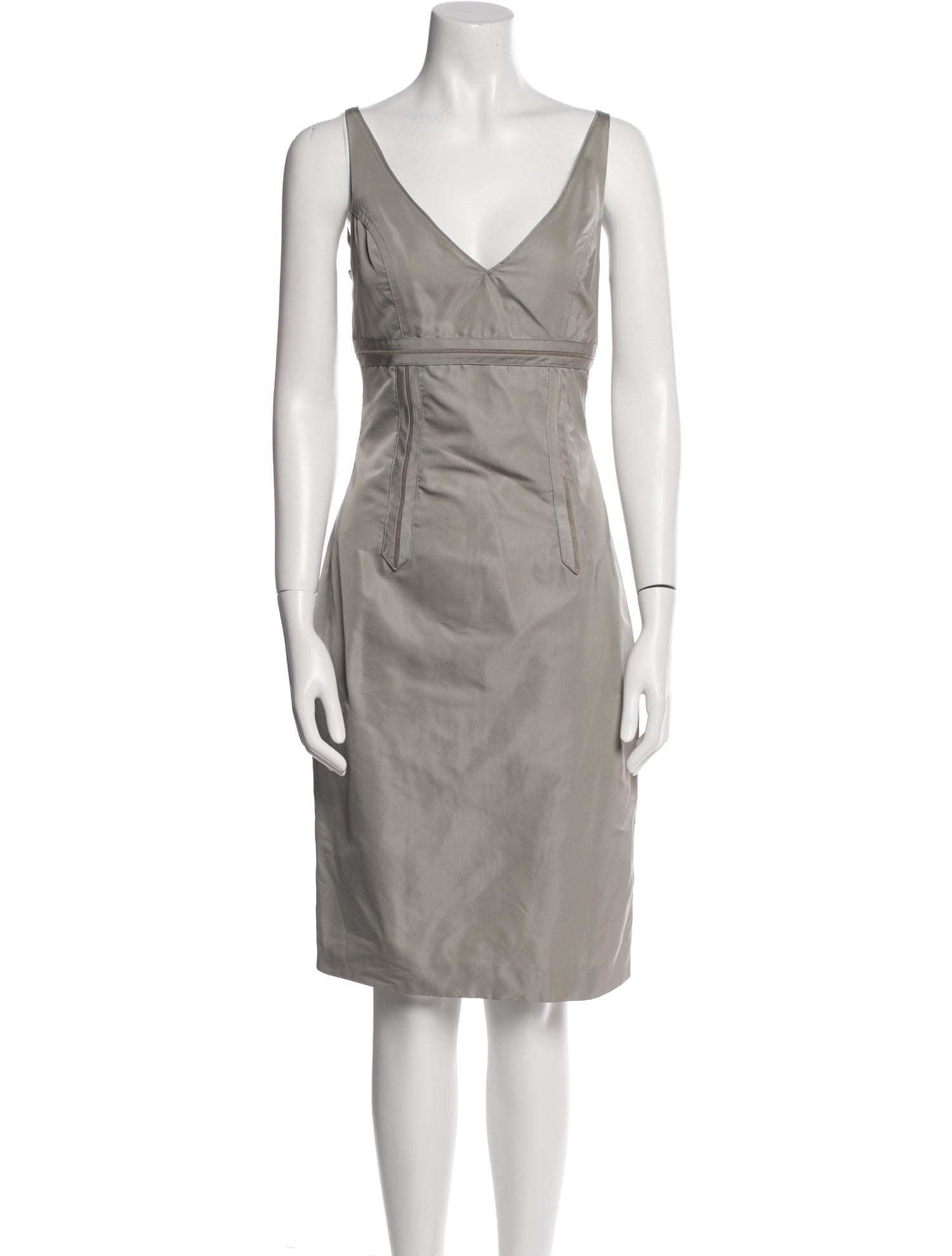 Gucci V-Neck Knee-Length Dress