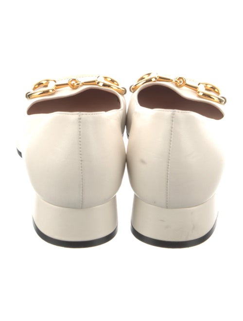 Gucci Horsebit Accent Leather Pumps