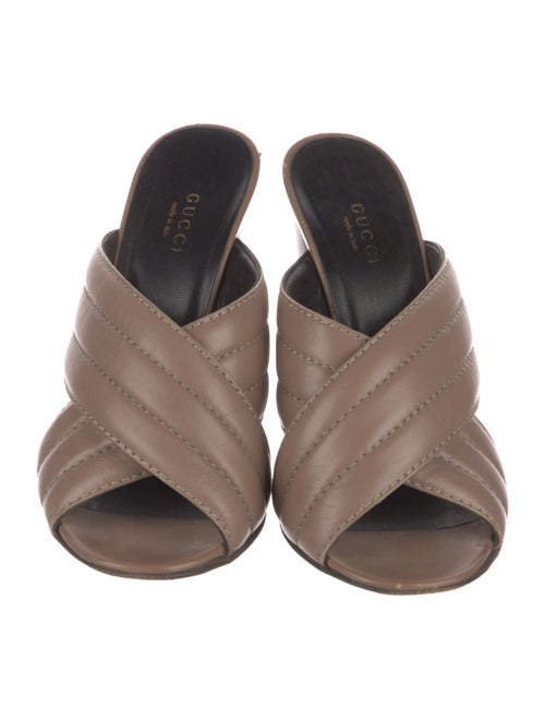 Gucci Leather Slides