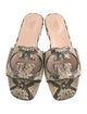 Gucci Interlocking G Logo Leather Slides