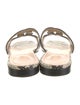 Gucci Interlocking G Logo Leather Slides