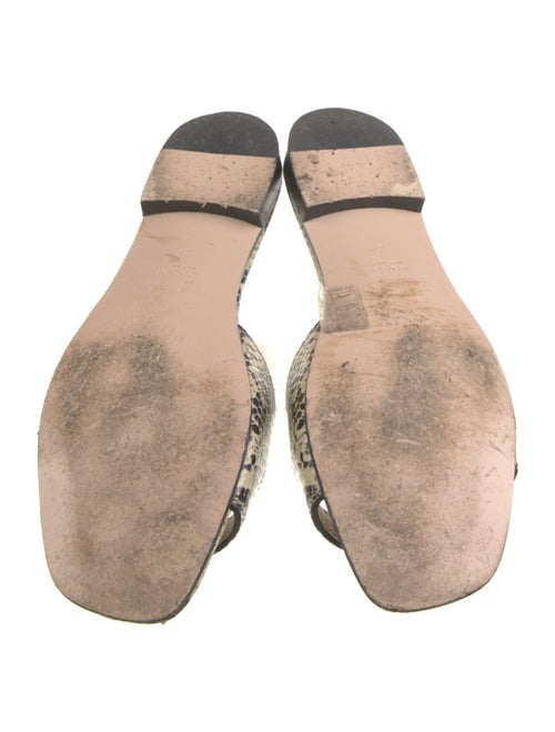 Gucci Interlocking G Logo Leather Slides