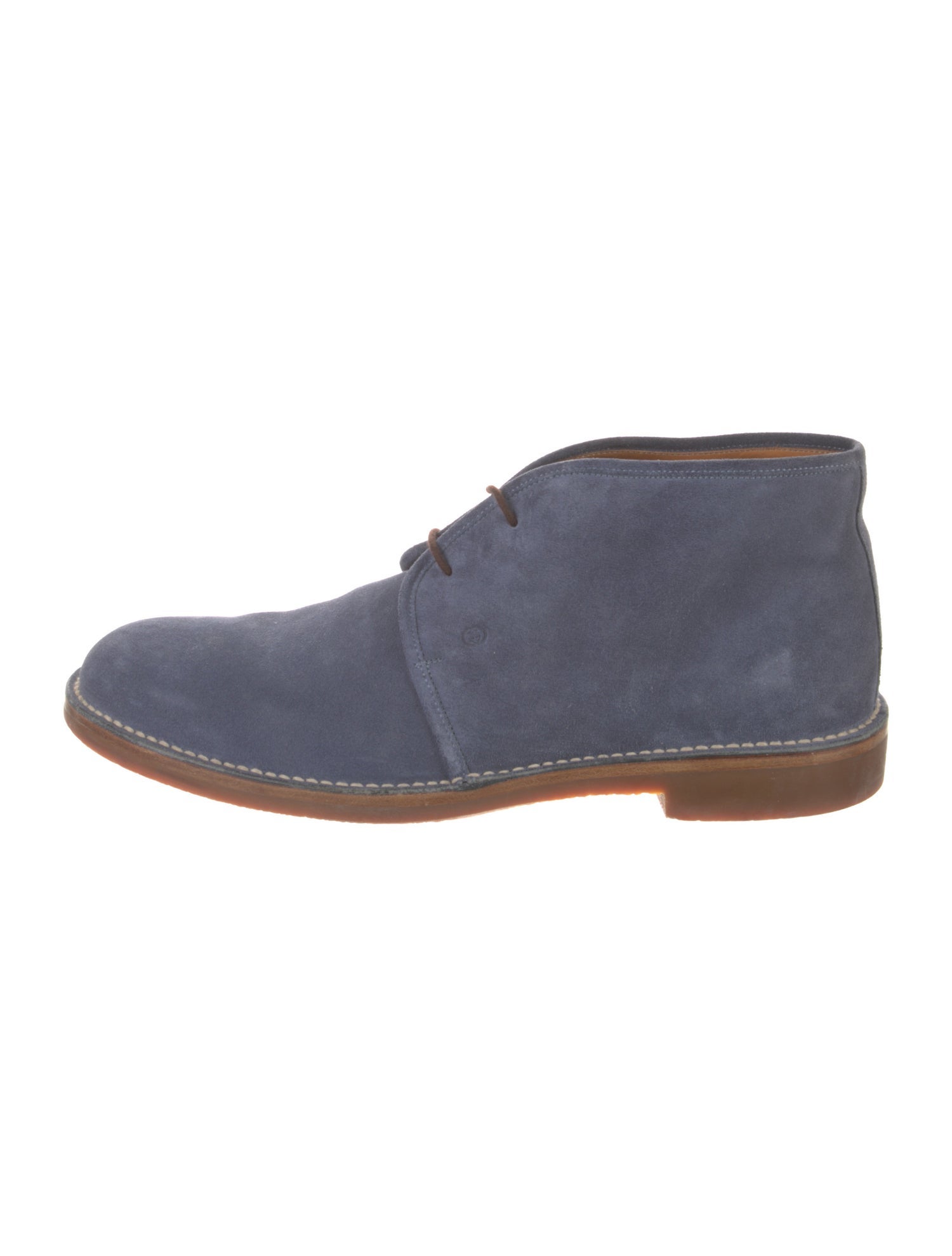 Gucci Interlocking G Logo Suede Lace-Up Boots