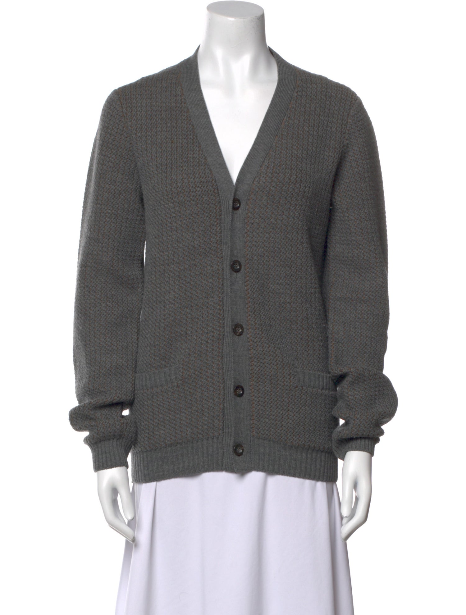 Gucci Merino Wool V-Neck Sweater