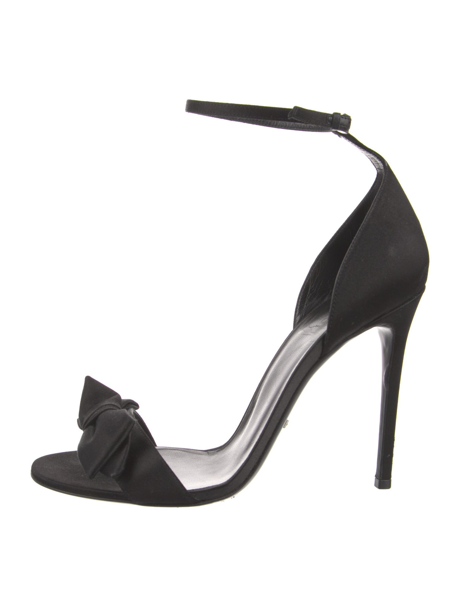 Gucci Satin Bow Accents Sandals