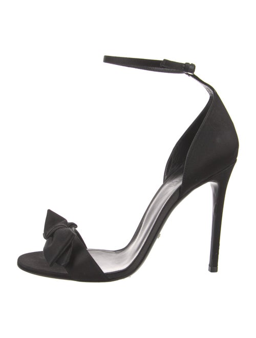 Gucci Satin Bow Accents Sandals