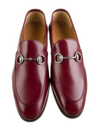 Gucci Horsebit Accent Leather Dress Loafers