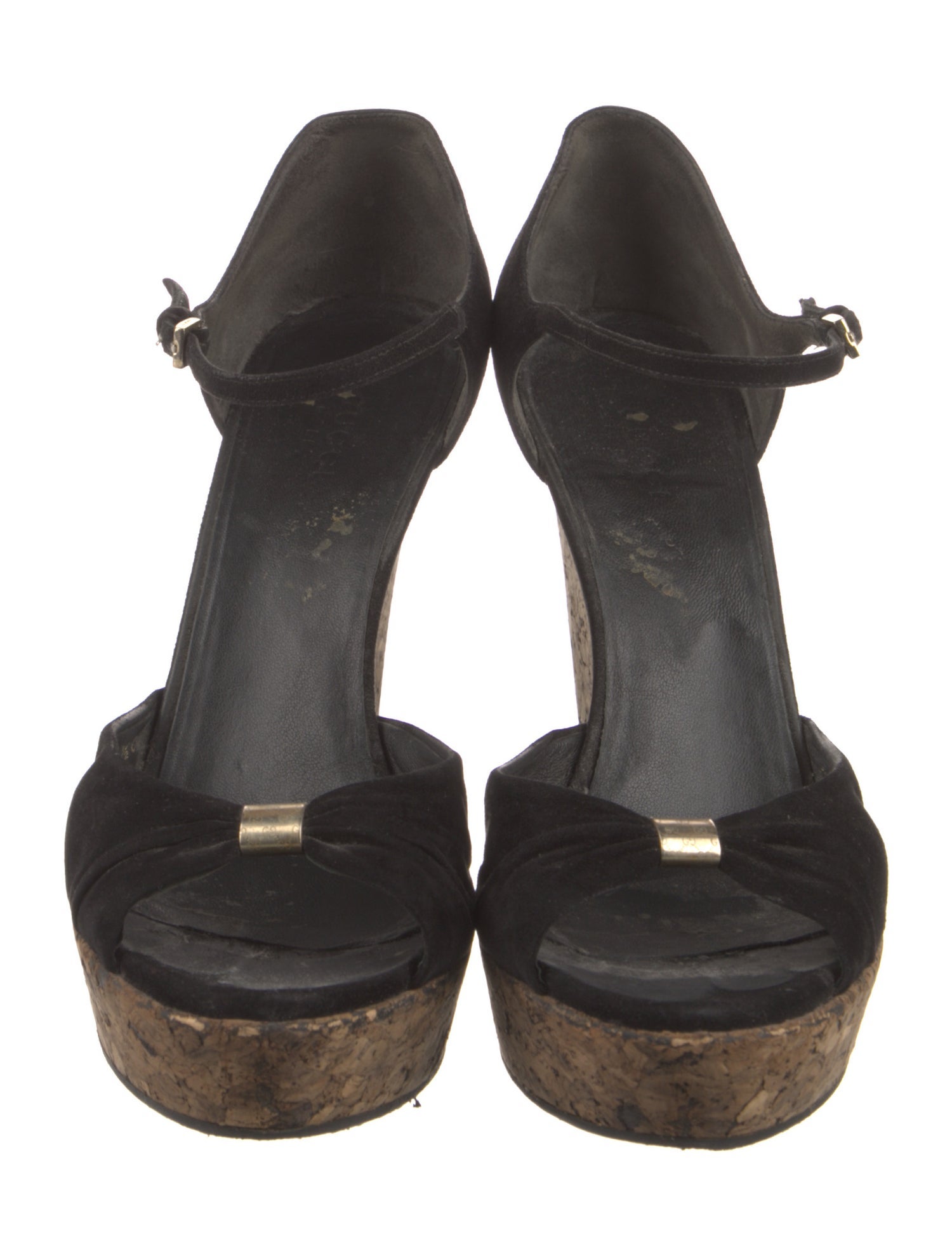 Gucci Suede D'Orsay Pumps