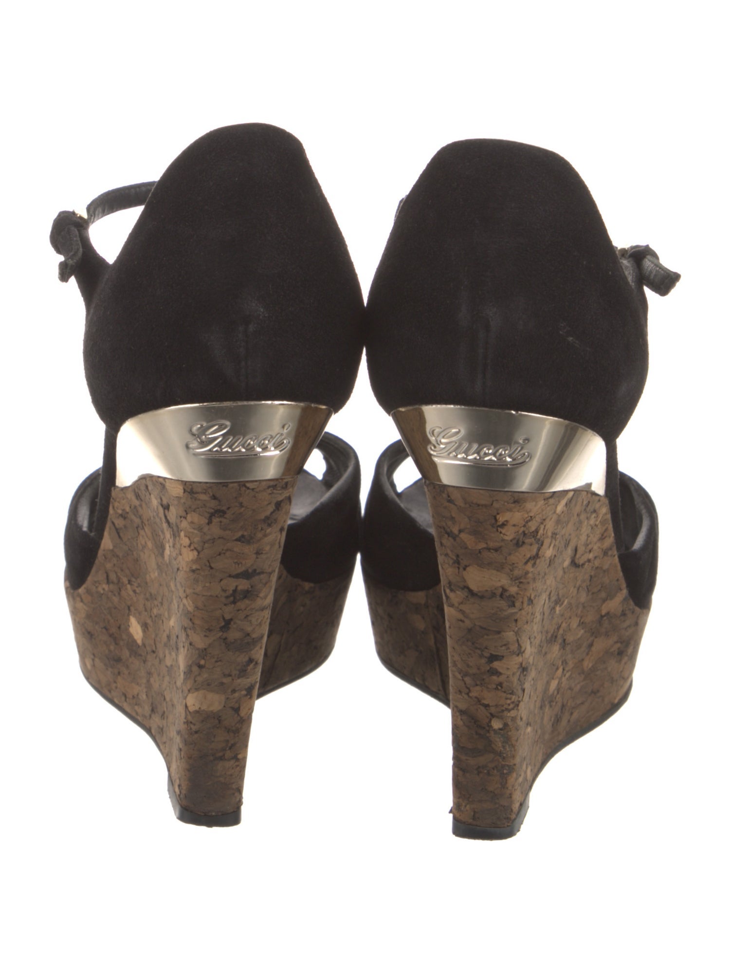 Gucci Suede D'Orsay Pumps