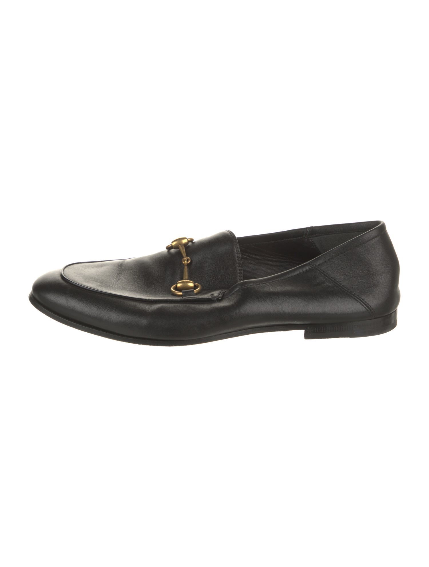 Gucci Horsebit Accent Leather Dress Loafers
