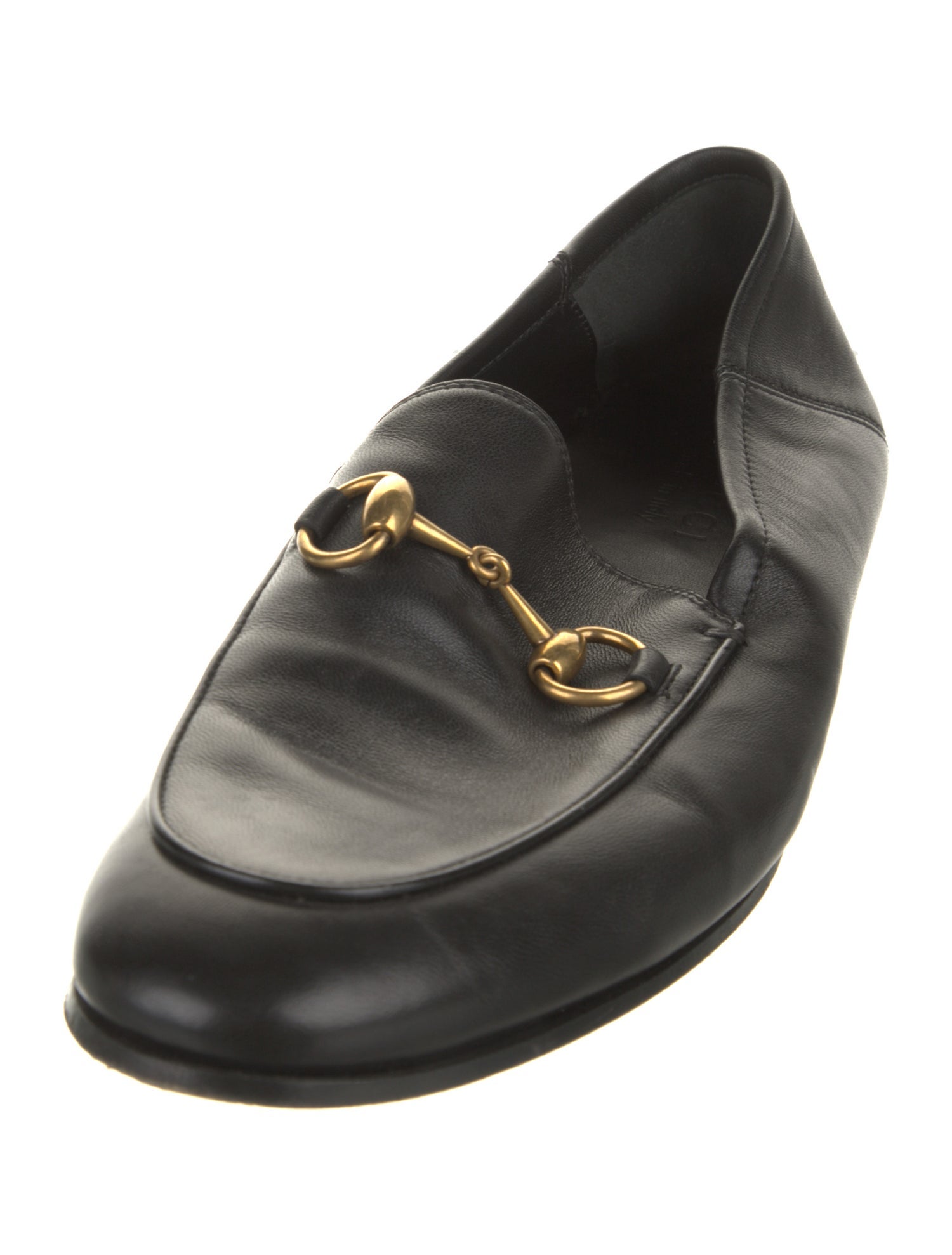 Gucci Horsebit Accent Leather Dress Loafers