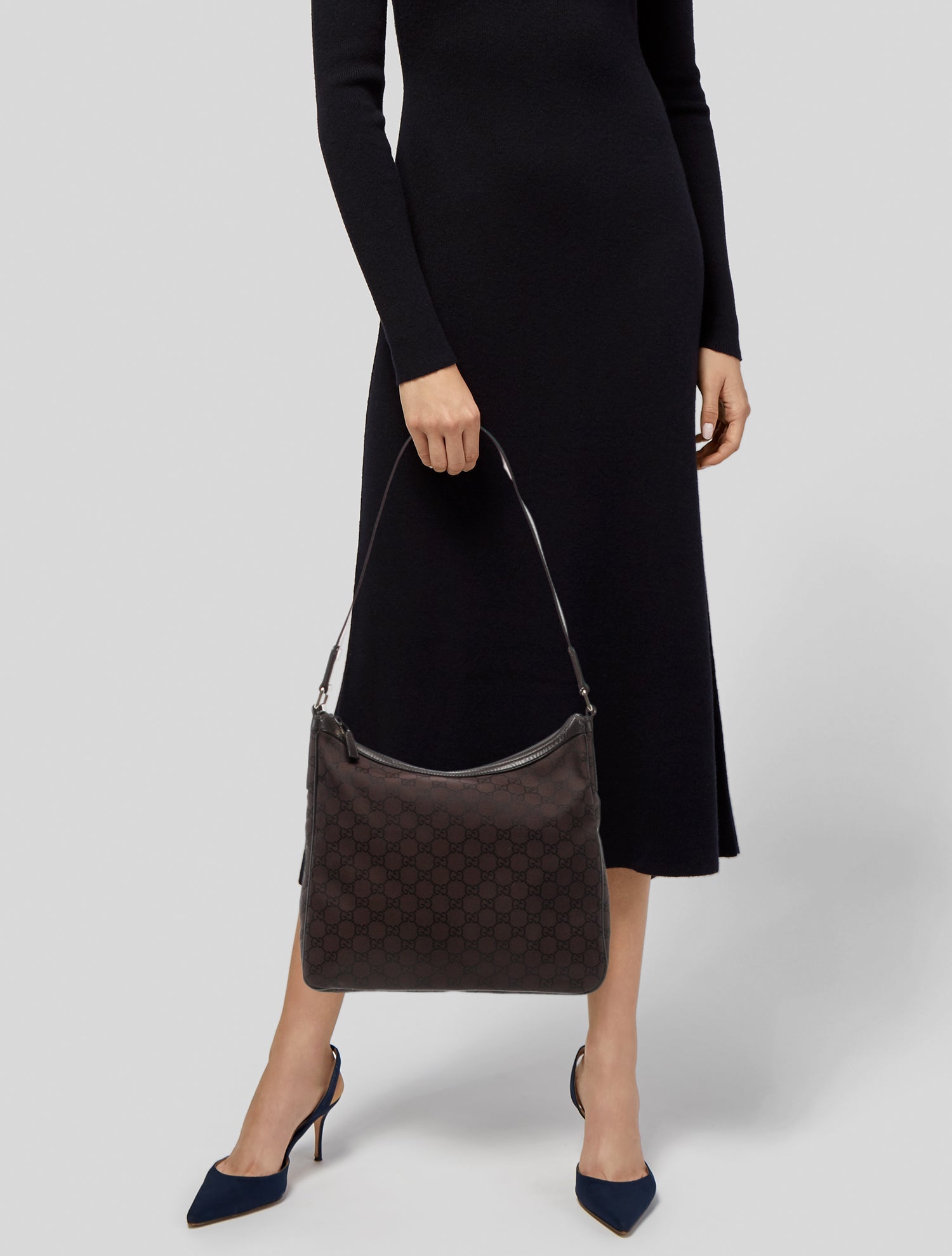 Gucci GG Nylon Shoulder Bag