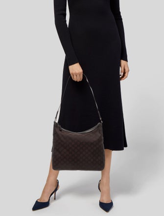 Gucci GG Nylon Shoulder Bag