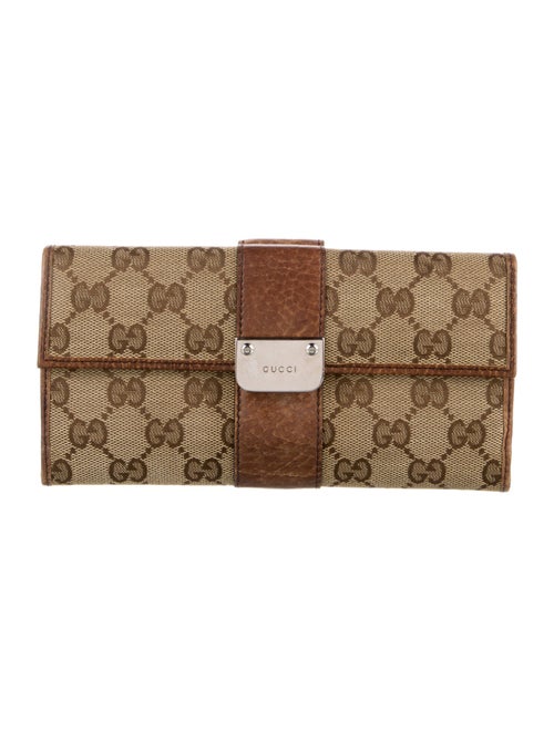 Gucci GG Canvas Canvas Continental Wallet