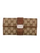Gucci GG Canvas Canvas Continental Wallet