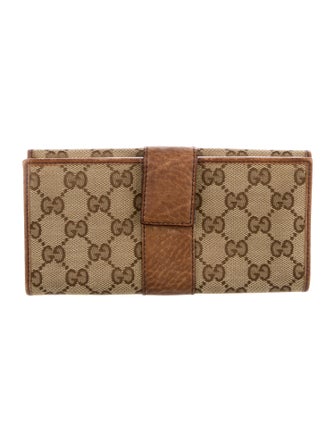 Gucci GG Canvas Canvas Continental Wallet