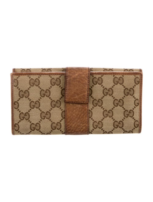 Gucci GG Canvas Canvas Continental Wallet