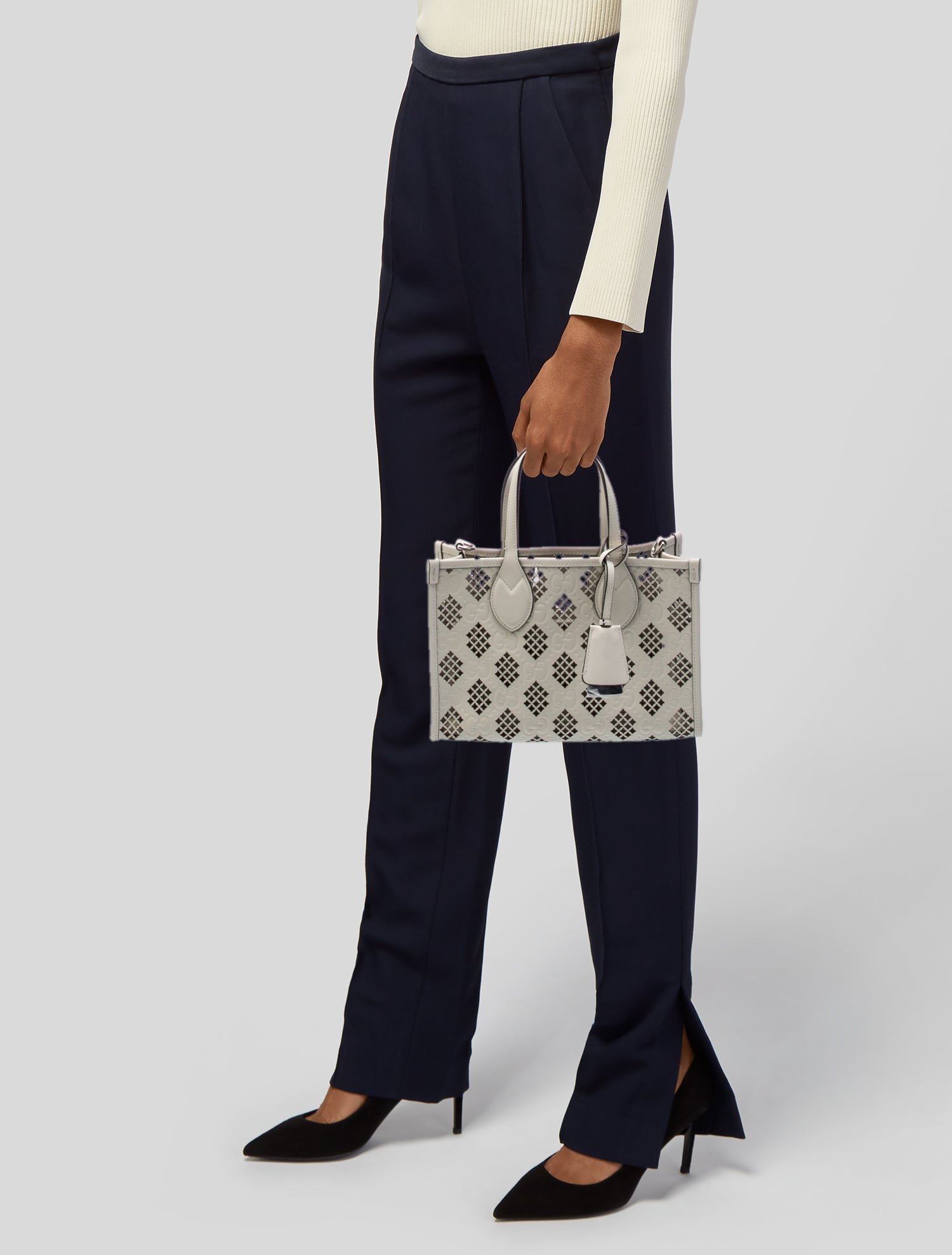 Gucci Embossed Leather Ophidia Small