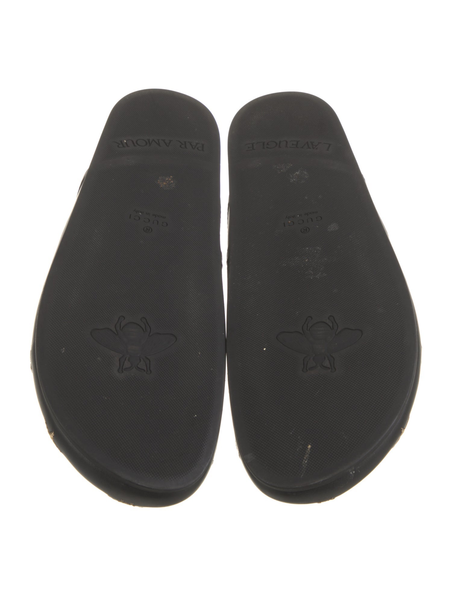 Gucci Horsebit Accent Leather Slippers