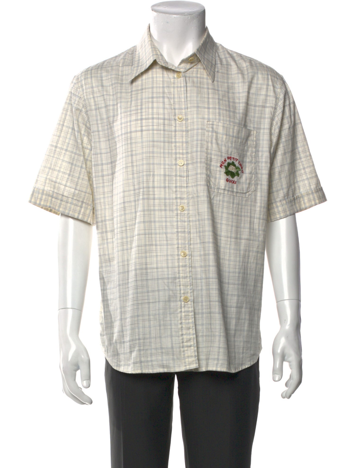 Gucci 2021 Plaid Print Shirt