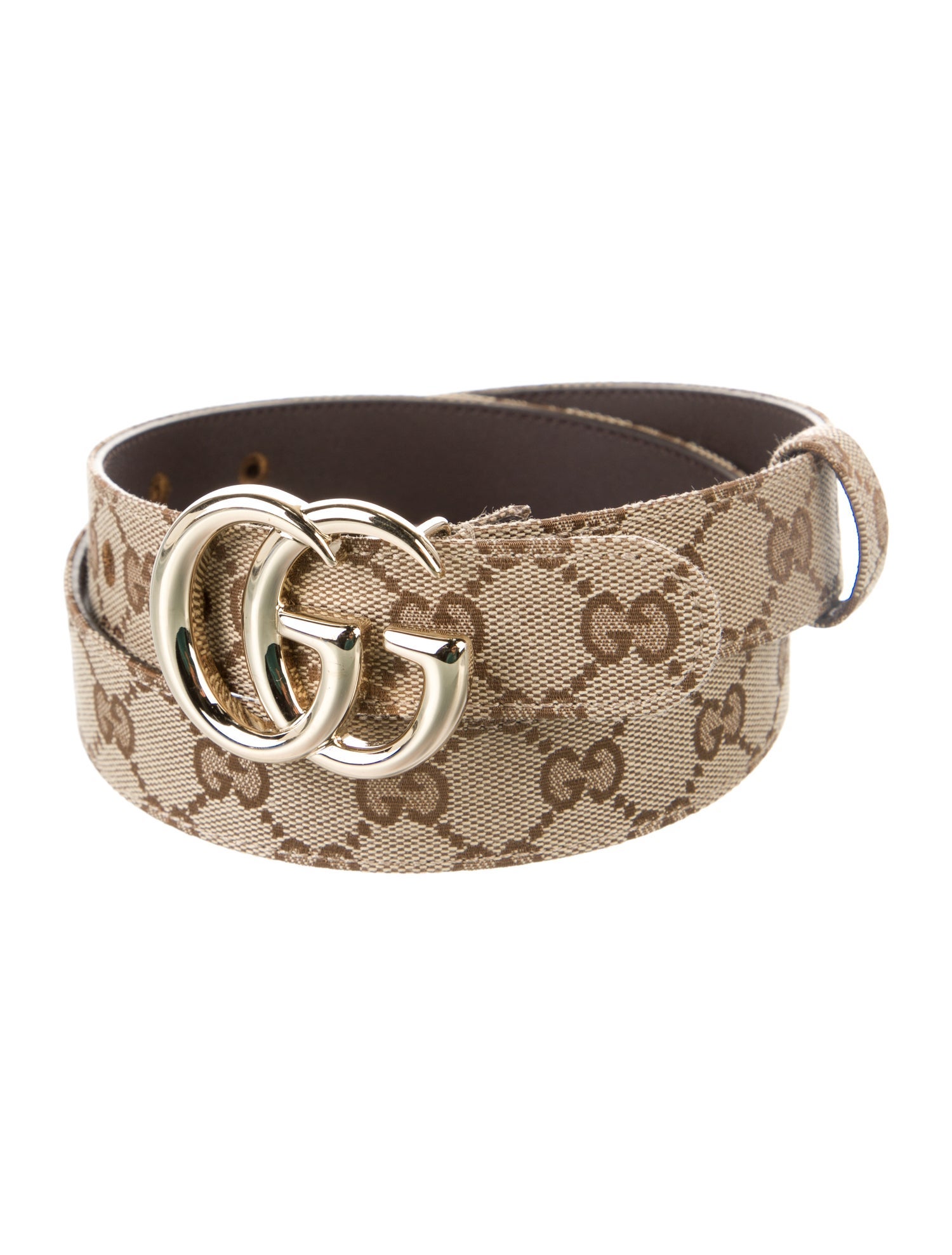 Gucci GG Canvas Skinny Belt Kit
