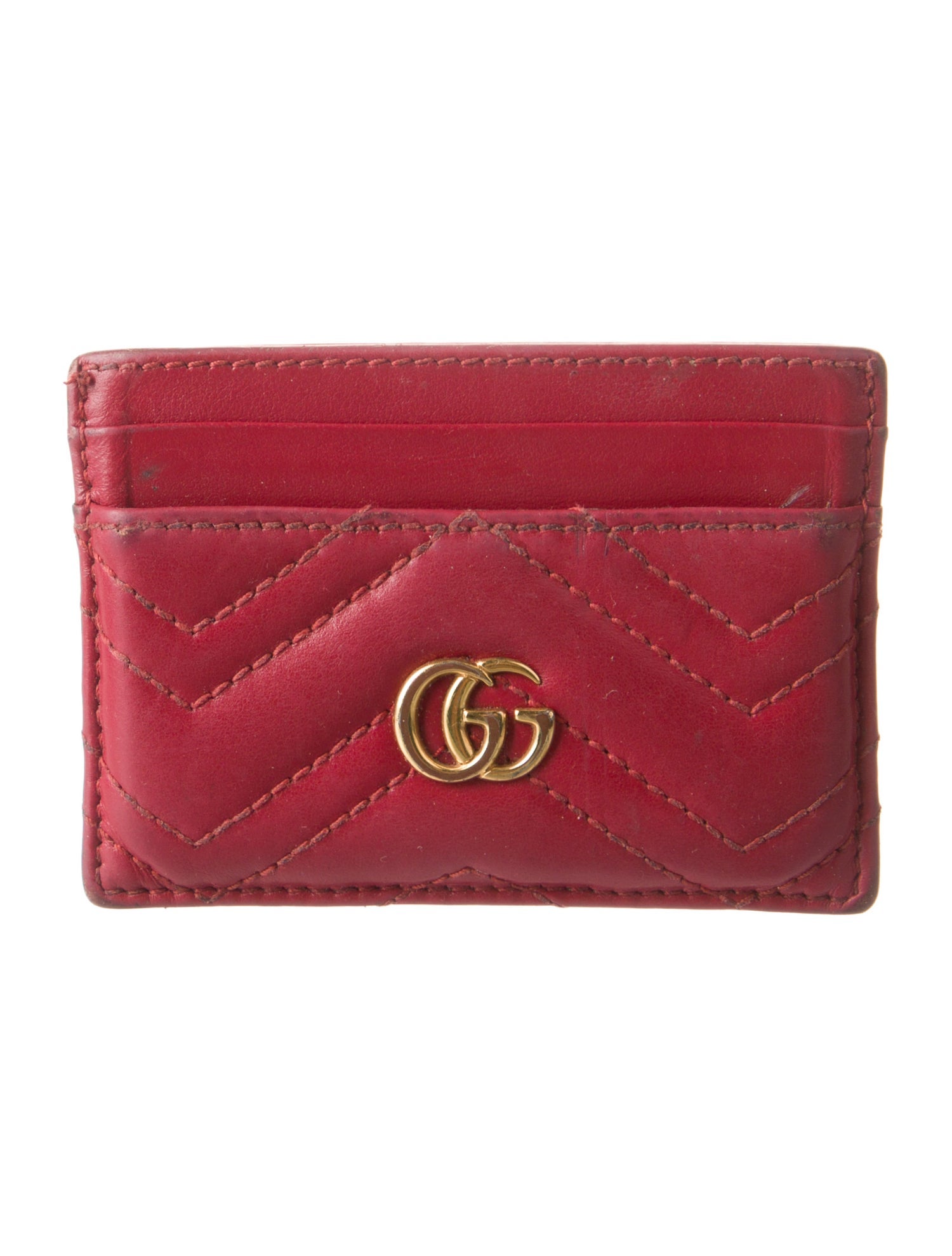 Gucci GG Marmont Matelassé Double G Logo Wallet