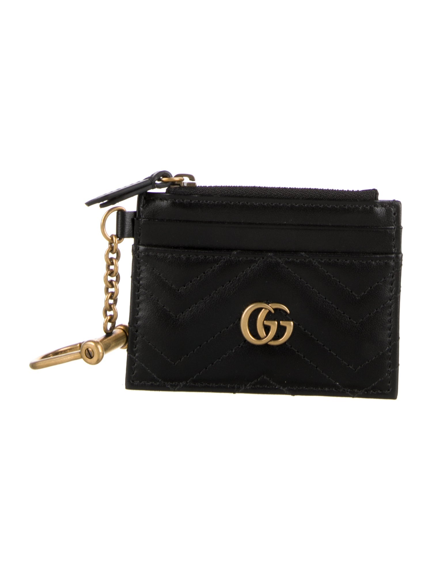 Gucci Double G Logo Leather Wallet